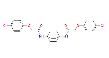 Acetamide, N,N′-bicyclo[2.2.2]octane-1,4-diylbis[2-(4-chlorophenoxy)-