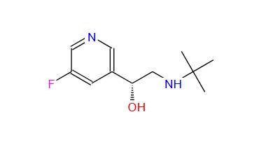 3-Pyridinemethanol, α-[[(1,1-dimethylethyl)amino]methyl]-5-fluoro-, (αR)-