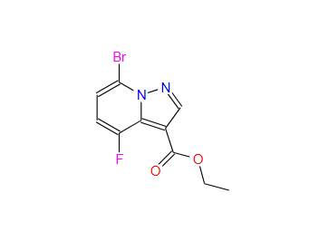 Pyrazolo[1,5-a]pyridine-3-carboxylic acid, 7-bromo-4-fluoro-, ethyl ester