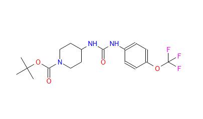 1-Piperidinecarboxylic acid, 4-[[[[4-(trifluoromethoxy)phenyl]amino]carbonyl]amino]-, 1,1-dimethylethyl ester