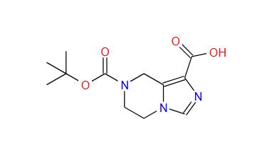 7-[(2-methylpropan-2-yl)oxycarbonyl]-6,8-dihydro-5H-imidazo[1,5-a]pyrazine-1-carboxylic acid