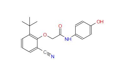 Acetamide, 2-[2-cyano-6-(1,1-dimethylethyl)phenoxy]-N-(4-hydroxyphenyl)-