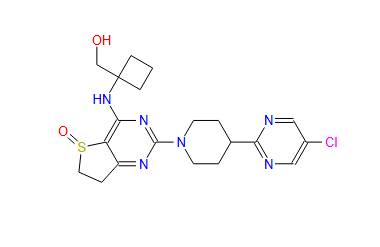 [1-({(5R)-2-[4-(5-chloropyrimidin-2-yl)piperidin-1-yl]-5-oxido-6,7-dihydrothieno[3,2-d]pyrimidin-4-yl}amino)cyclobutyl]methanol