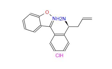 Benzenemethanamine, 2-(1,2-benzisoxazol-3-yl)-α-2-propen-1-yl-, hydrochloride (1:1), (αS)-