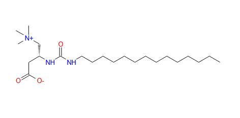 3-(tetradecylcarbamoylamino)-4-trimethylammonio-butanoate