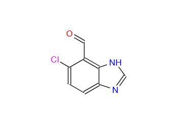 1H-Benzimidazole-7-carboxaldehyde, 6-chloro-