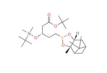 (3S)-tert-butyl 3-(tert-butyldimethylsilyloxy)-5-[(2S,6R)-2,9,9-trimethyl-3,5-dioxa-4-boratricyclo[6.1.1.02,6]decan-4-yl]pentanoate