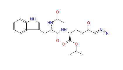 L-Norleucine, N-acetyl-L-tryptophyl-6-diazo-5-oxo-, 1-methylethyl ester