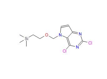5H-Pyrrolo[3,2-d]pyrimidine, 2,4-dichloro-5-[[2-(trimethylsilyl)ethoxy]methyl]-