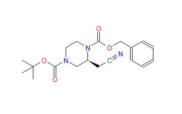 1-Benzyl 4-(tert-butyl) (S)-2-(cyanomethyl)piperazine-1,4-dicarboxylate